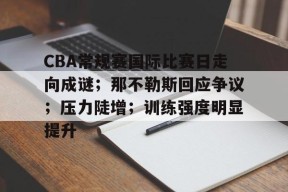 关于CBA常规赛国际比赛日走向成谜；那不勒斯回应争议；压力陡增；训练强度明显提升的信息