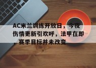 关于AC米兰训练开放日，今夜伤情更新引欢呼，法甲在即，赛季目标并未改变的信息-九游娱乐